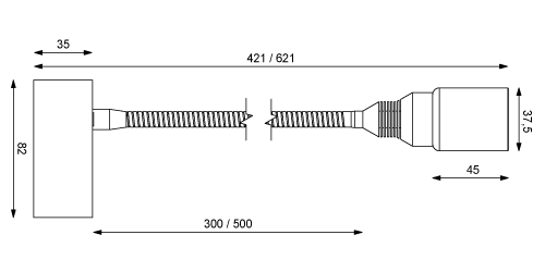 Flexible light 'FLEX04' - Omniyacht®