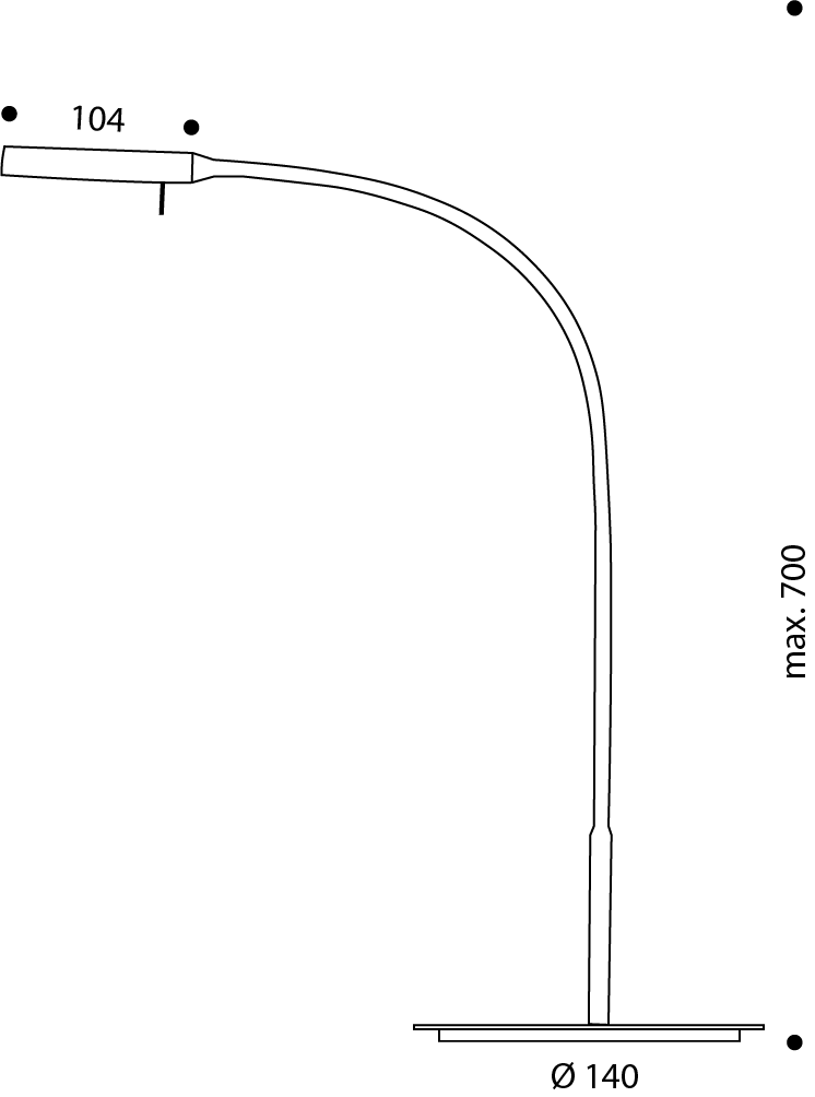 'FLEX07' LED Table light - Omniyacht®